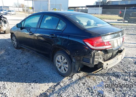 2014 Honda Civic Lx z USA, uszkodzony, nr VIN 19XFB2F57EE037788